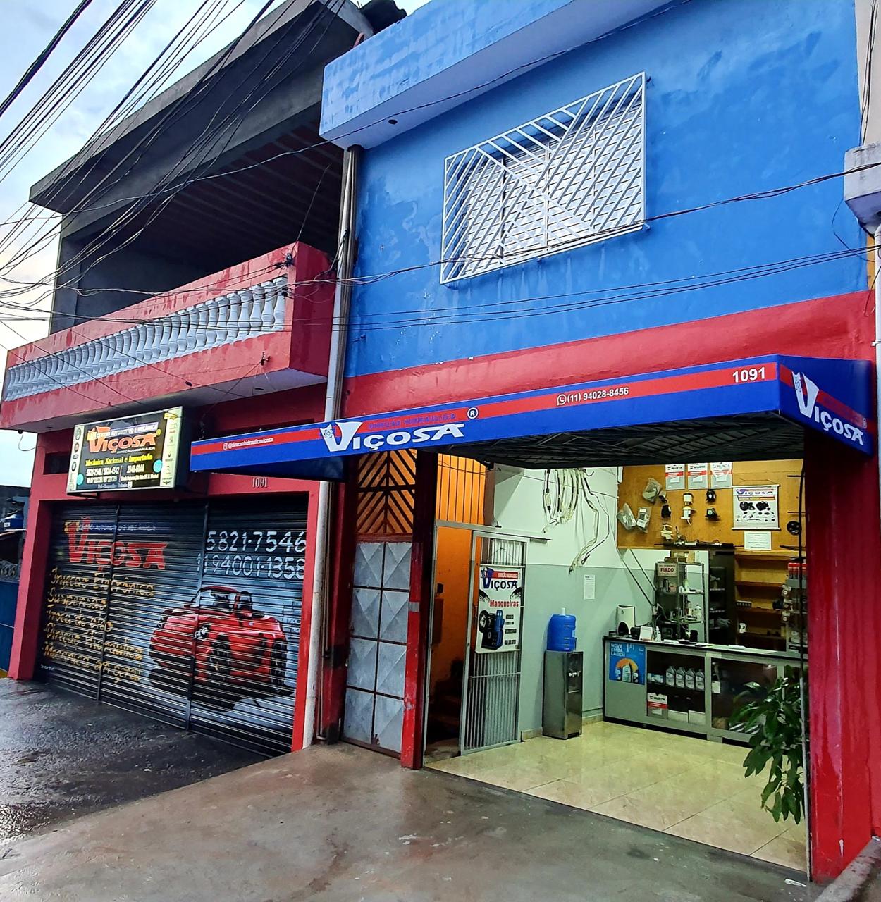 Fachada da Viçosa Direção Hidráulica e Elétrica